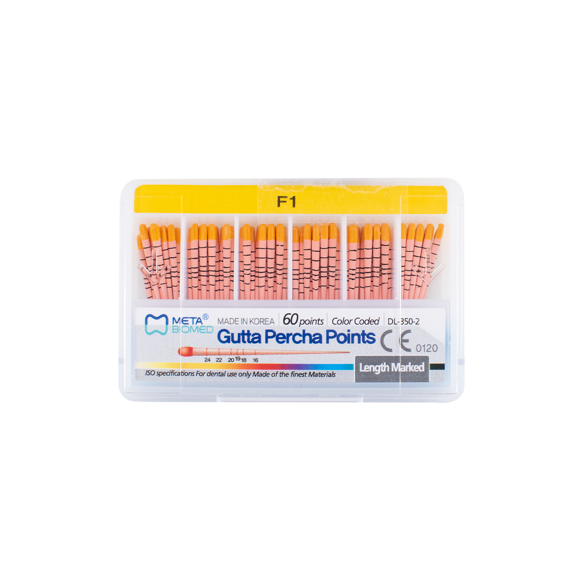 GUTTA PERCHA LM F1 TIPO PROTAPER METABIOMED