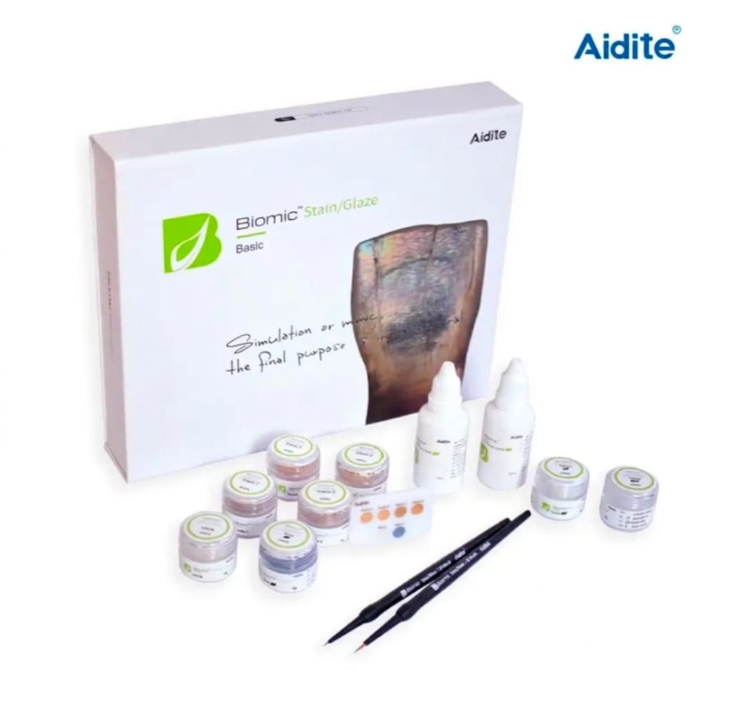 KIT BASICO BIOMIC STAIN/GLAZE AIDITE