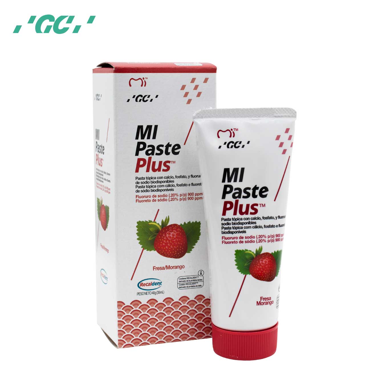 MI PASTE PLUS GC FRESA 40GR