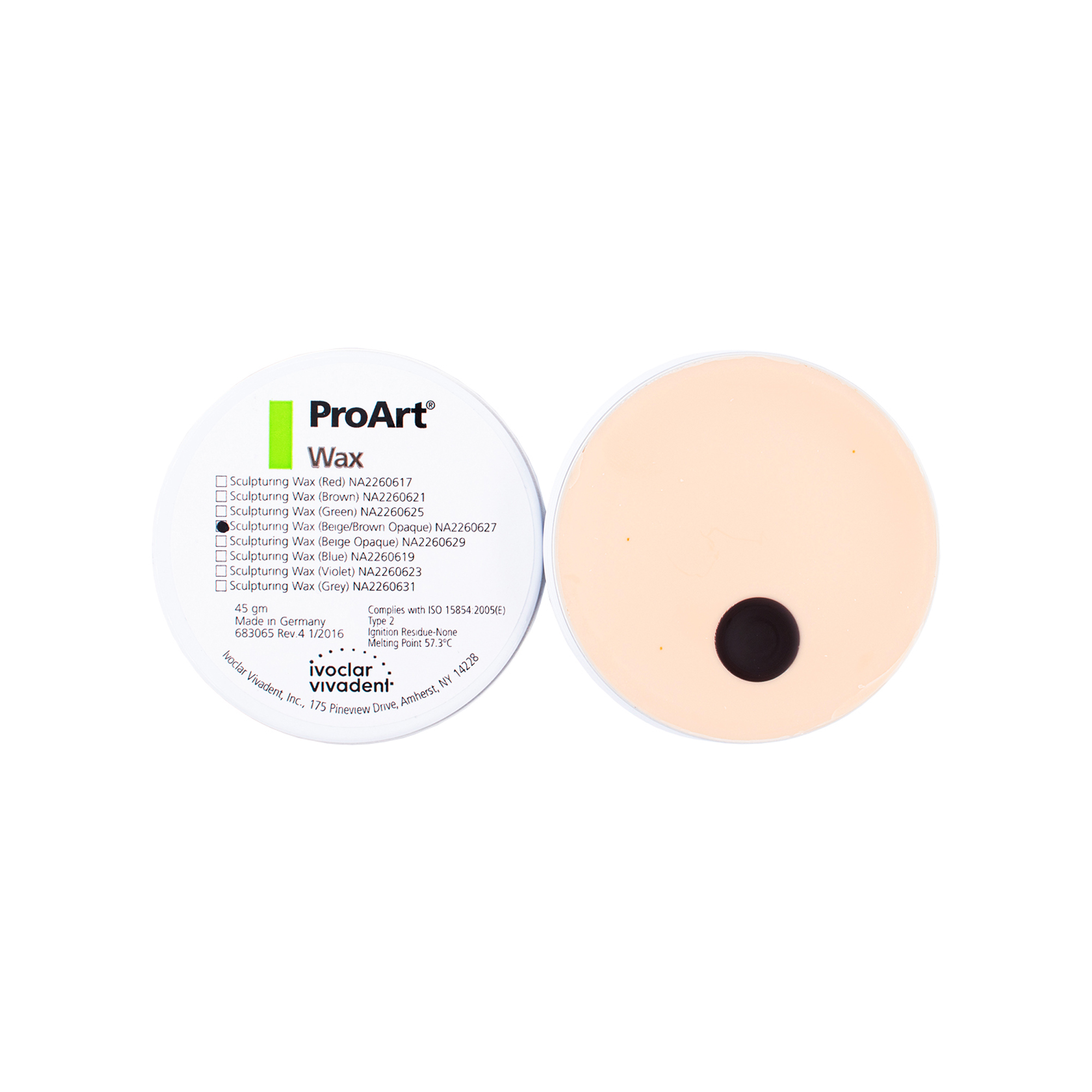PROART SCULPTURING WAX BEIGE/BROWN 45GM