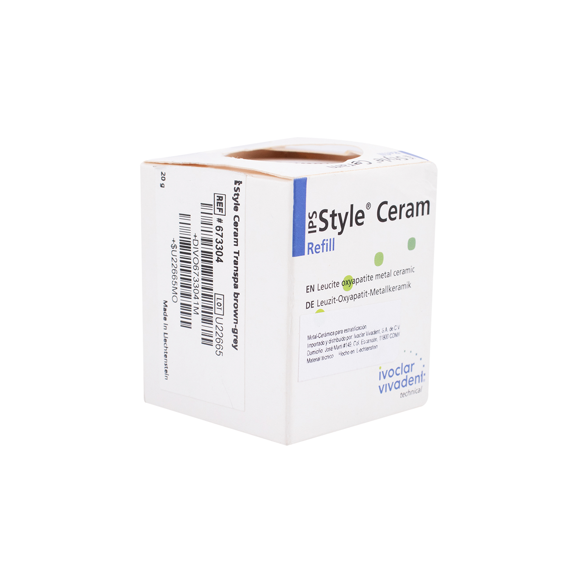 IPS STYLE CERAM TRANSPA 20G BROWN-GREY