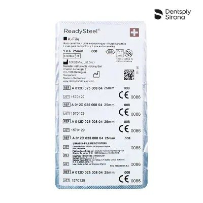 LIMA K-FILE READYSTEEL  NO 08 (25 MM)