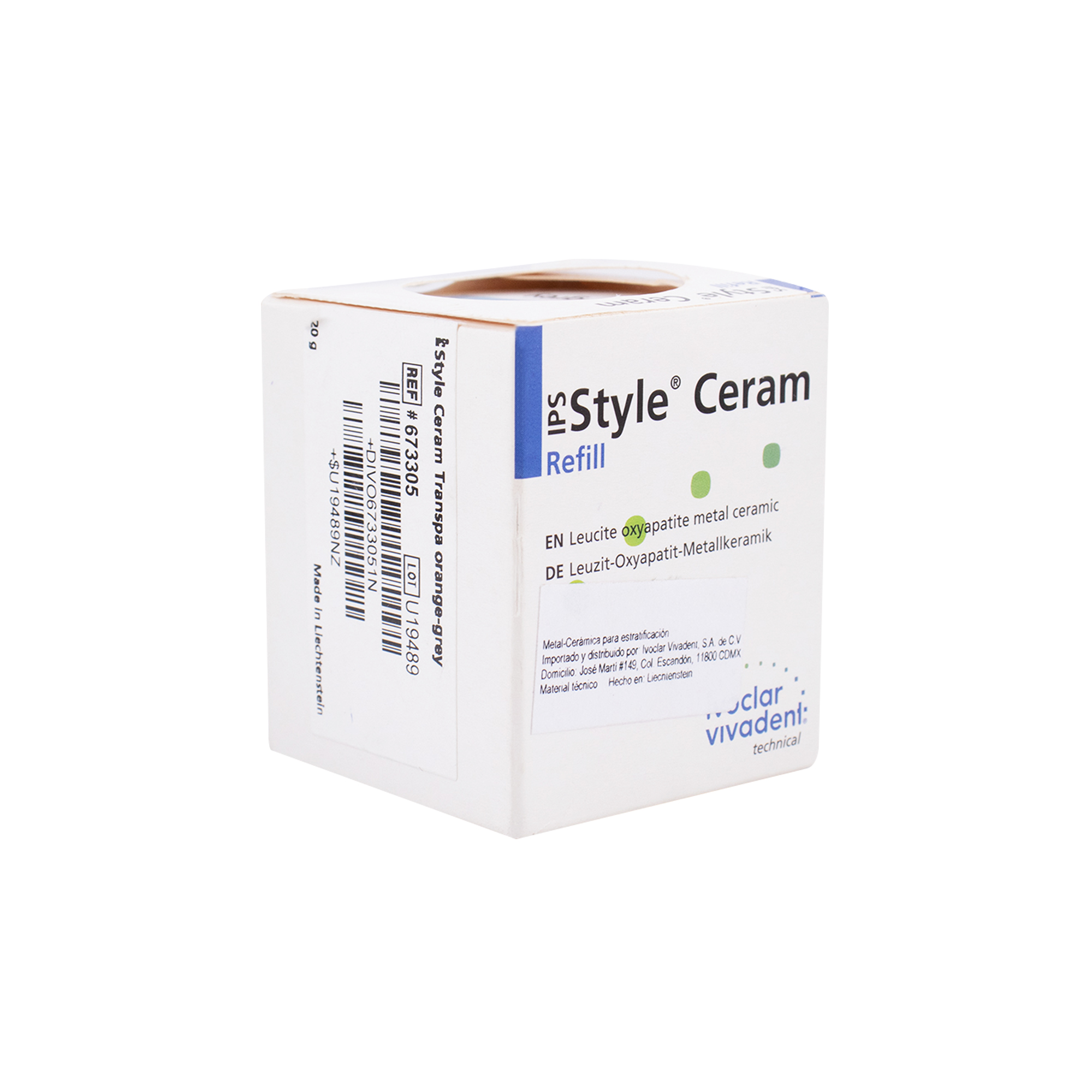 IPS STYLE CERAM TRANSPA 20G ORANGE-GREY