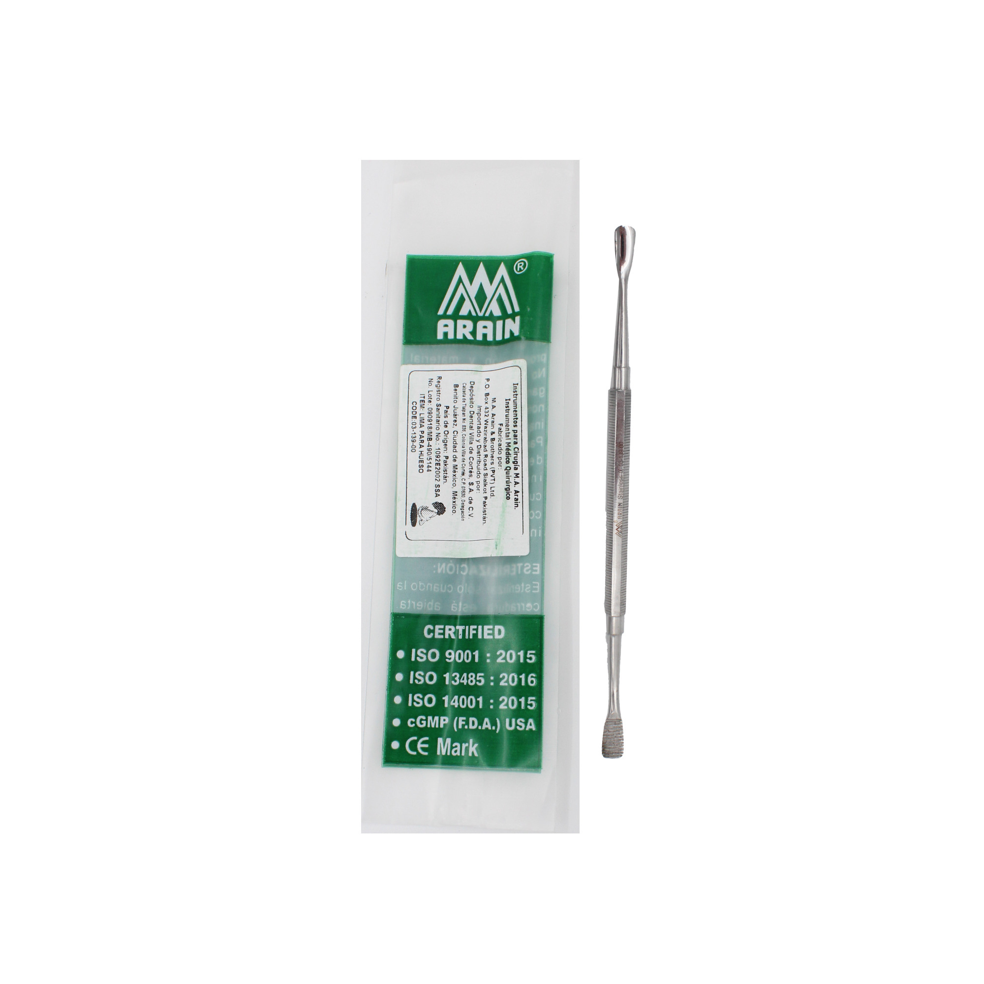 LIMA PARA HUESO ARAIN