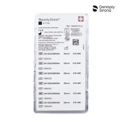 LIMA K-FILE READYSTEEL  NO 15-40 (25 MM)