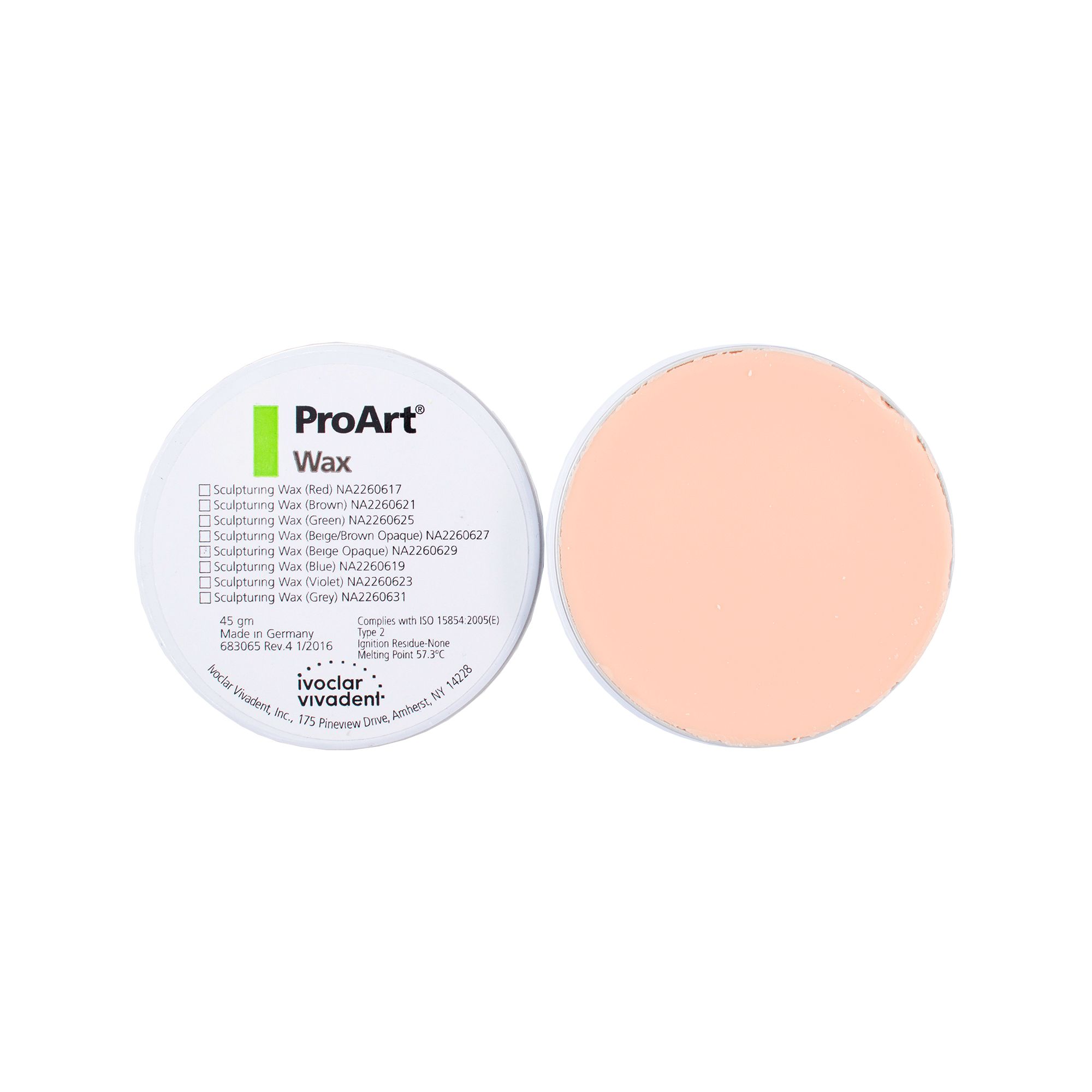 PROART SCULPTURING WAX BEIGE OPAQUE 45G